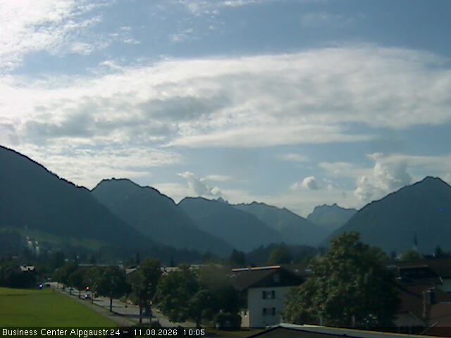 Archiv Foto Webcam Ortseingang Oberstdorf