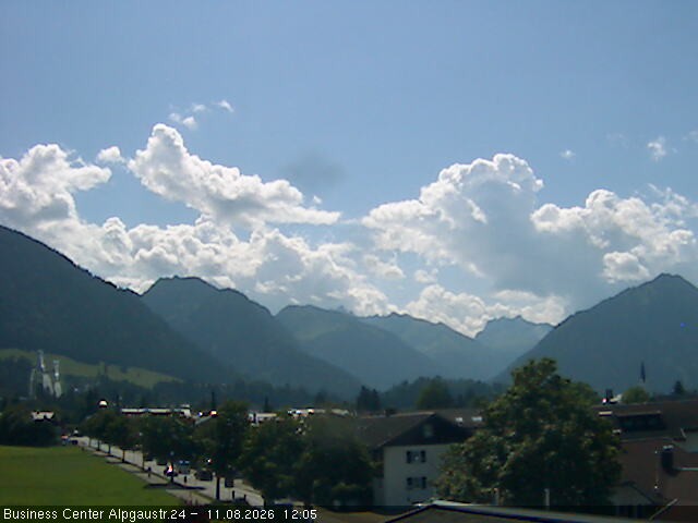 Archiv Foto Webcam Ortseingang Oberstdorf