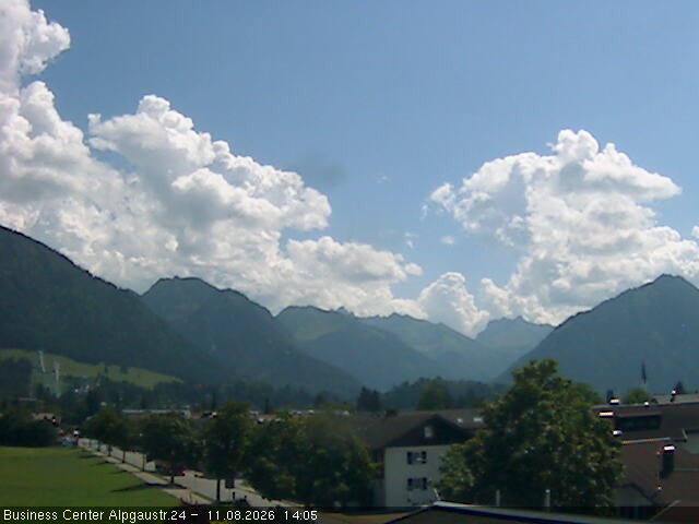 Archiv Foto Webcam Ortseingang Oberstdorf