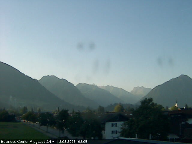 Archiv Foto Webcam Ortseingang Oberstdorf