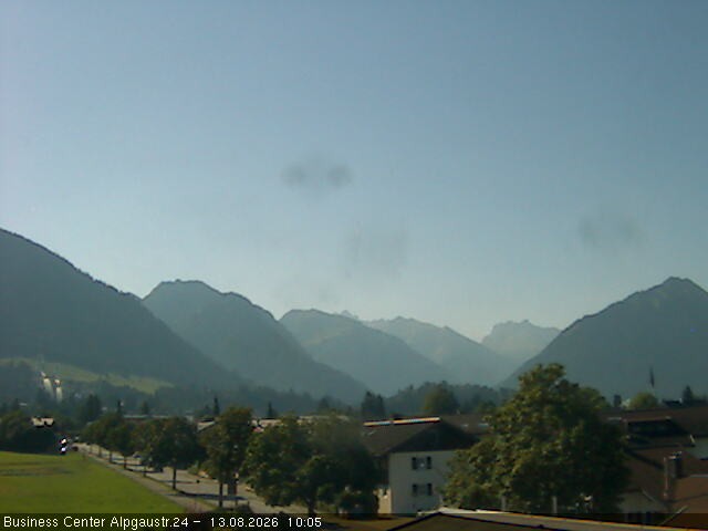 Archiv Foto Webcam Ortseingang Oberstdorf