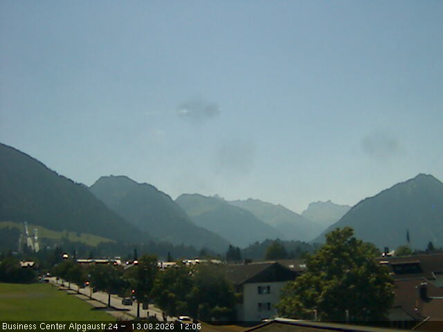 Archiv Foto Webcam Ortseingang Oberstdorf