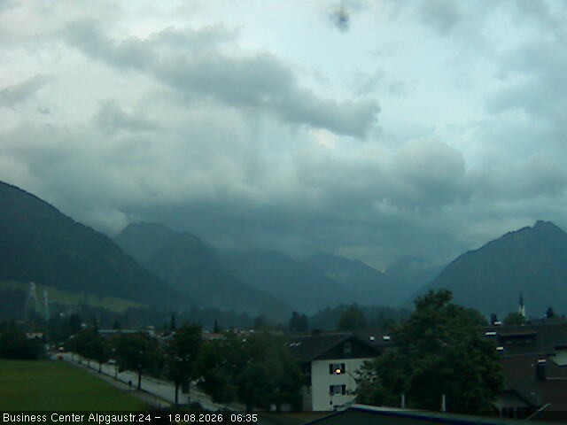 Archiv Foto Webcam Ortseingang Oberstdorf