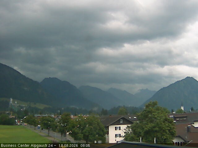 Archiv Foto Webcam Ortseingang Oberstdorf