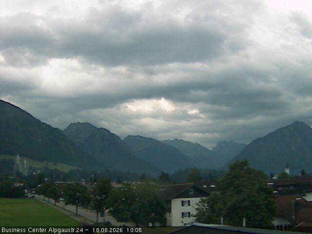Archiv Foto Webcam Ortseingang Oberstdorf