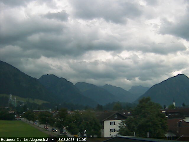 Archiv Foto Webcam Ortseingang Oberstdorf