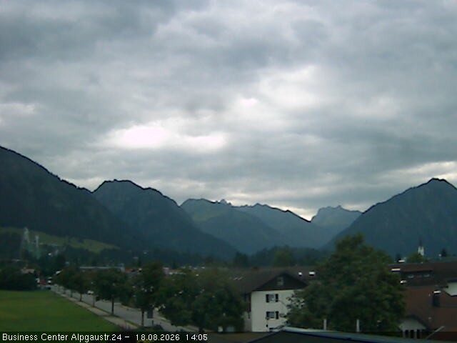Archiv Foto Webcam Ortseingang Oberstdorf