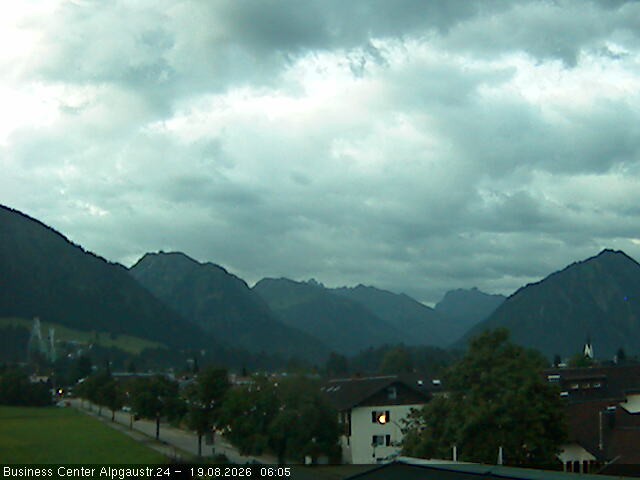 Archiv Foto Webcam Ortseingang Oberstdorf