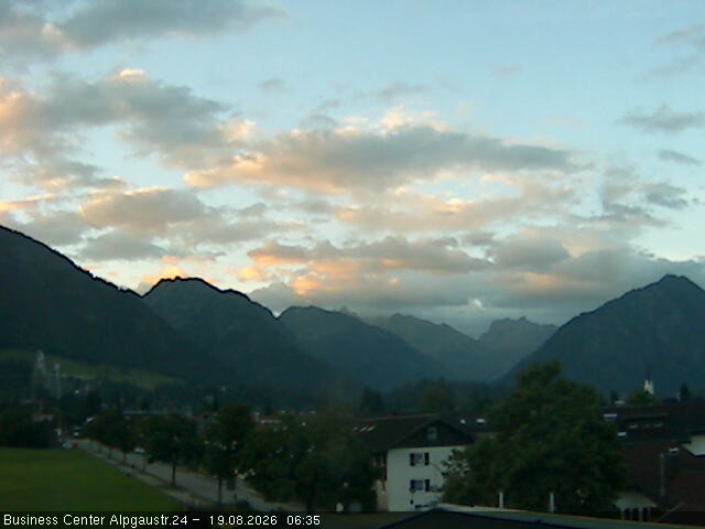 Archiv Foto Webcam Ortseingang Oberstdorf