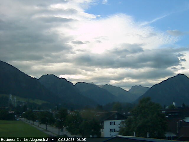 Archiv Foto Webcam Ortseingang Oberstdorf