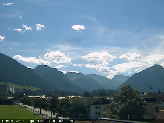 Archiv Foto Webcam Ortseingang Oberstdorf