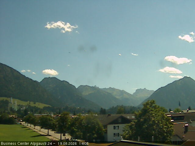 Archiv Foto Webcam Ortseingang Oberstdorf