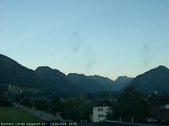 Archiv Foto Webcam Ortseingang Oberstdorf