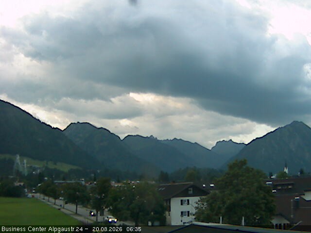 Archiv Foto Webcam Ortseingang Oberstdorf