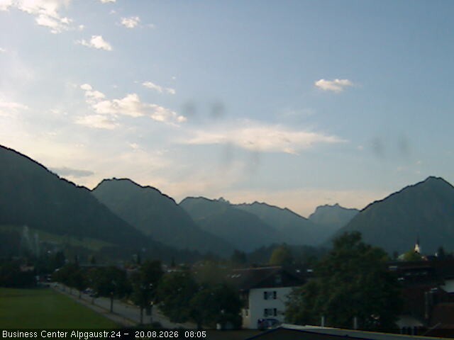 Archiv Foto Webcam Ortseingang Oberstdorf