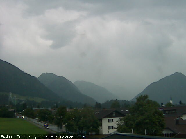 Archiv Foto Webcam Ortseingang Oberstdorf