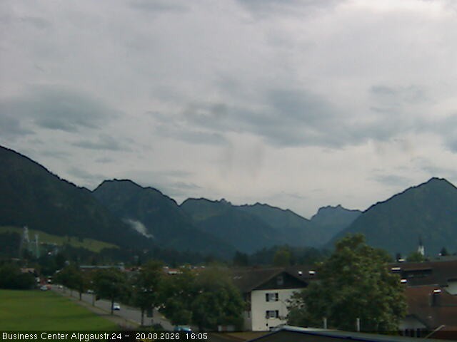 Archiv Foto Webcam Ortseingang Oberstdorf