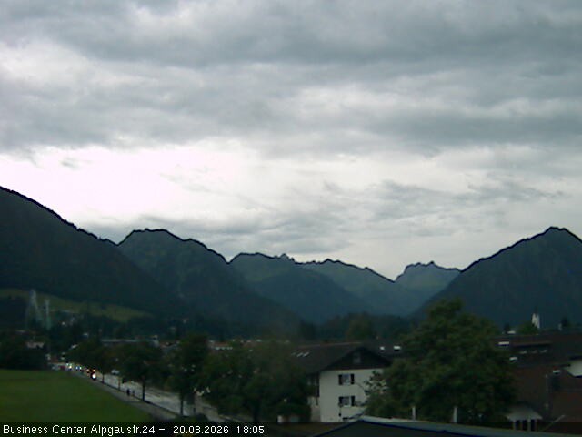 Archiv Foto Webcam Ortseingang Oberstdorf