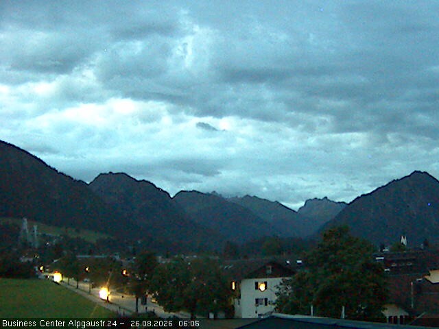 Archiv Foto Webcam Ortseingang Oberstdorf
