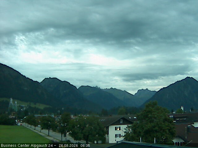 Archiv Foto Webcam Ortseingang Oberstdorf