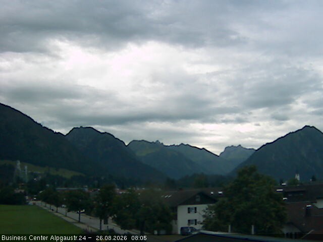 Archiv Foto Webcam Ortseingang Oberstdorf