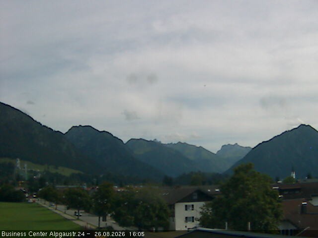 Archiv Foto Webcam Ortseingang Oberstdorf