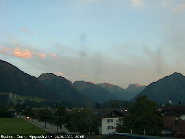 Archiv Foto Webcam Ortseingang Oberstdorf