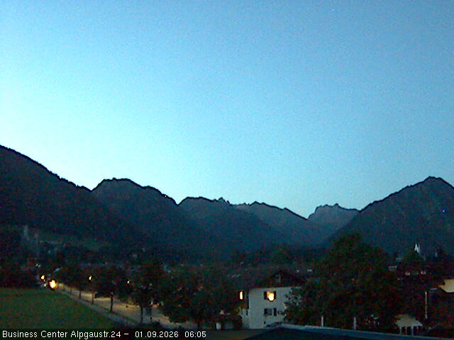 Archiv Foto Webcam Ortseingang Oberstdorf