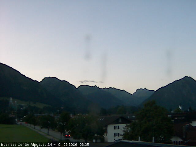 Archiv Foto Webcam Ortseingang Oberstdorf
