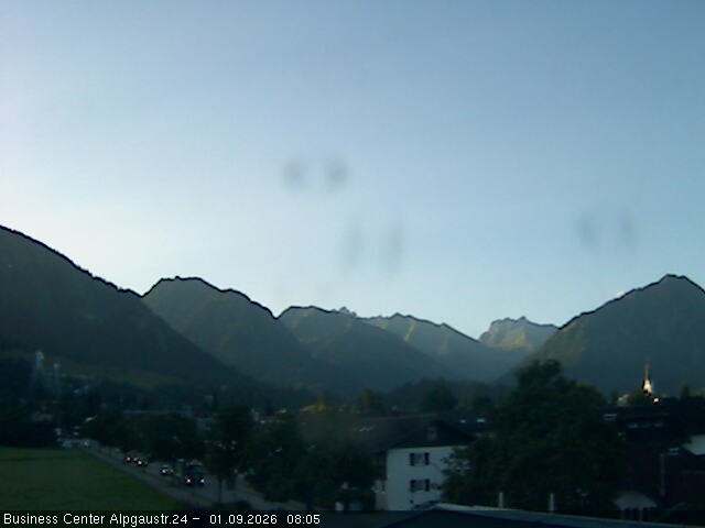 Archiv Foto Webcam Ortseingang Oberstdorf