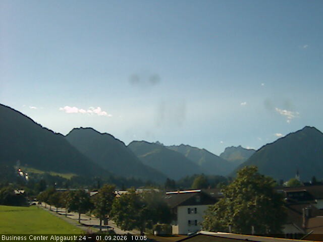 Archiv Foto Webcam Ortseingang Oberstdorf