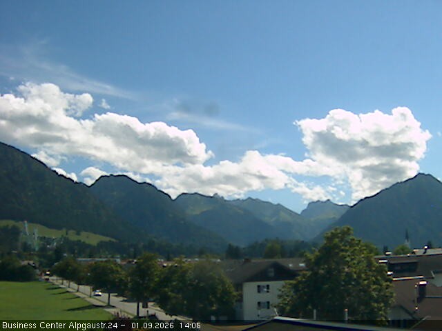 Archiv Foto Webcam Ortseingang Oberstdorf