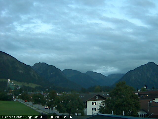 Archiv Foto Webcam Ortseingang Oberstdorf