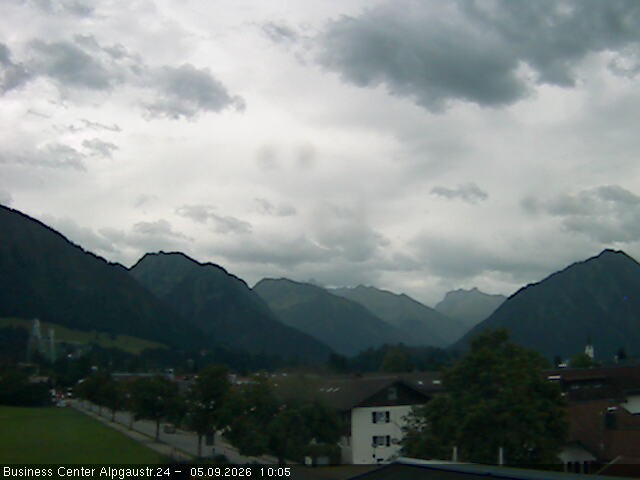 Archiv Foto Webcam Ortseingang Oberstdorf