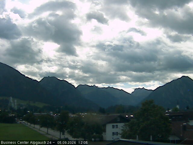 Archiv Foto Webcam Ortseingang Oberstdorf