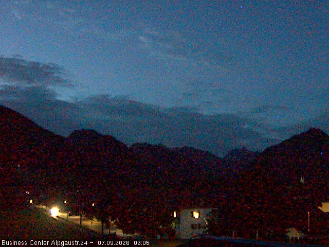 Archiv Foto Webcam Ortseingang Oberstdorf
