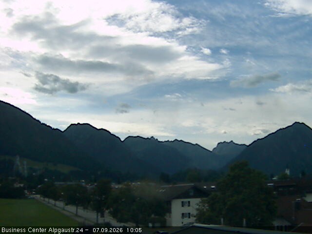 Archiv Foto Webcam Ortseingang Oberstdorf