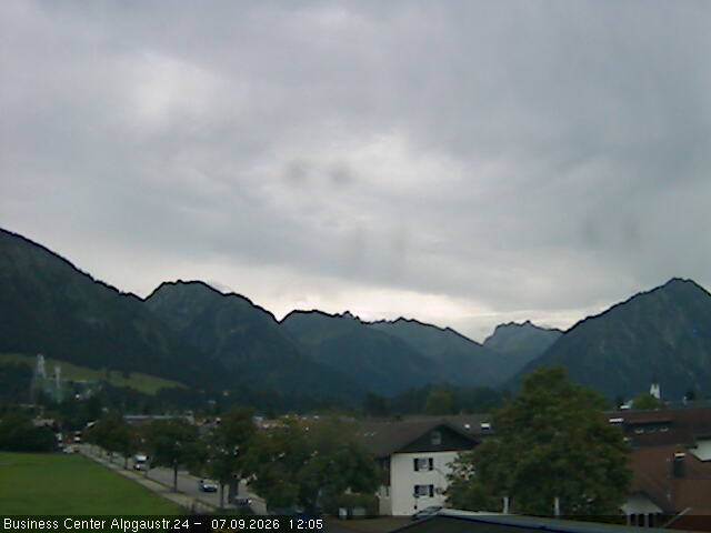 Archiv Foto Webcam Ortseingang Oberstdorf