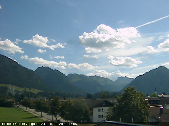 Archiv Foto Webcam Ortseingang Oberstdorf