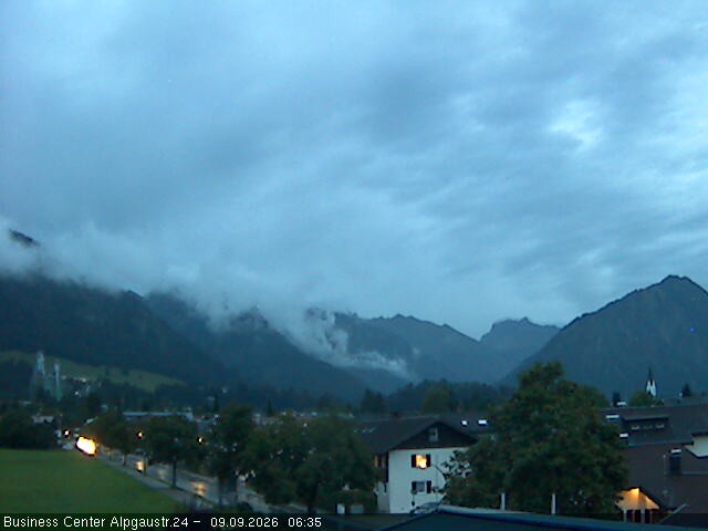 Archiv Foto Webcam Ortseingang Oberstdorf