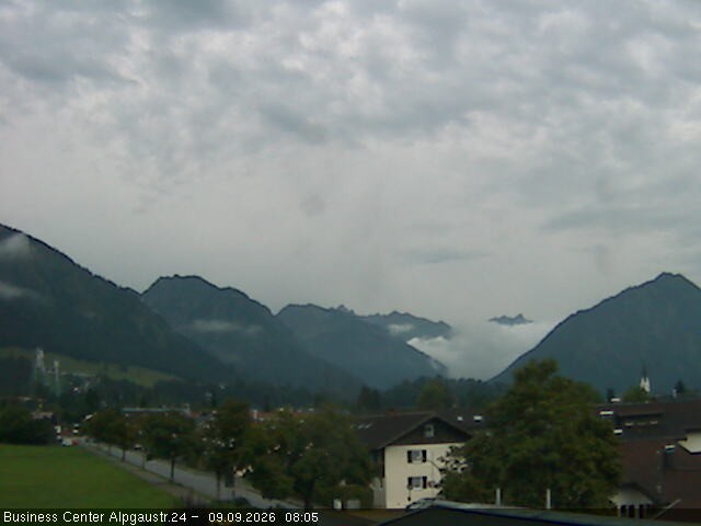 Archiv Foto Webcam Ortseingang Oberstdorf