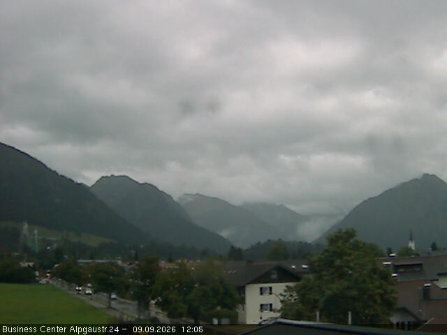 Archiv Foto Webcam Ortseingang Oberstdorf