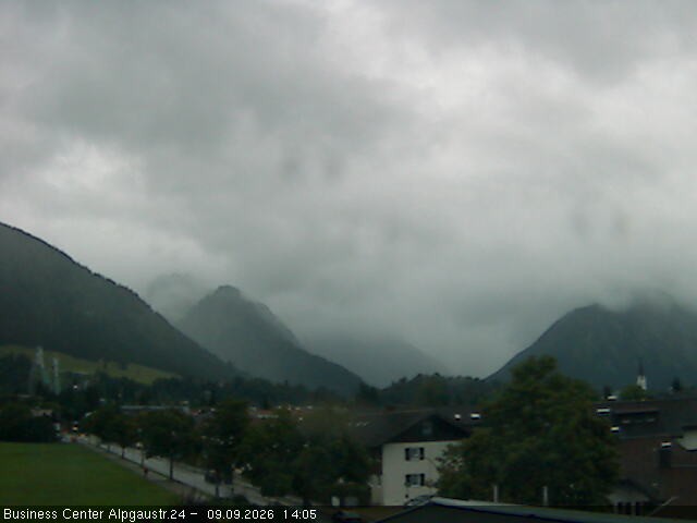 Archiv Foto Webcam Ortseingang Oberstdorf