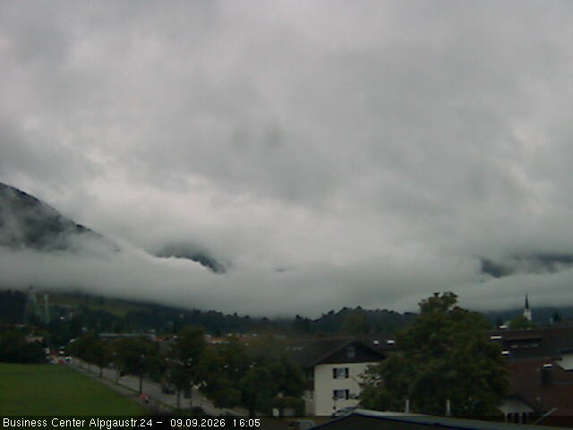 Archiv Foto Webcam Ortseingang Oberstdorf