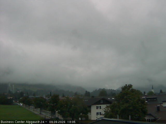 Archiv Foto Webcam Ortseingang Oberstdorf