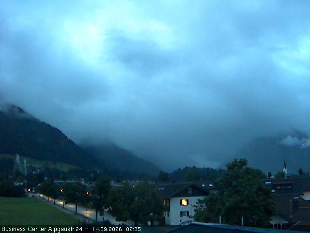 Archiv Foto Webcam Ortseingang Oberstdorf