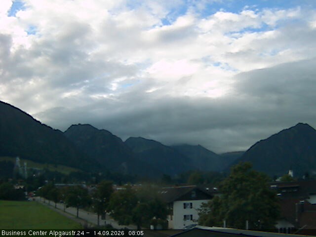 Archiv Foto Webcam Ortseingang Oberstdorf