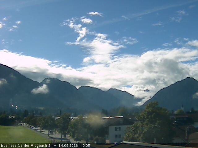 Archiv Foto Webcam Ortseingang Oberstdorf