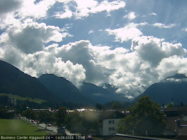 Archiv Foto Webcam Ortseingang Oberstdorf