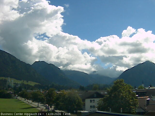 Archiv Foto Webcam Ortseingang Oberstdorf